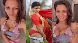 Reshmi Nair hot indian model Teasing in yoga Dress