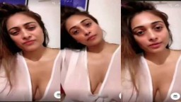 Supermodel Satarupa Pyne Nefertiti Hot Cleavage Show on Tango Live