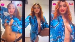 Aditi Mistry Nude No Bra Blowjob to Ice Creme Live 2